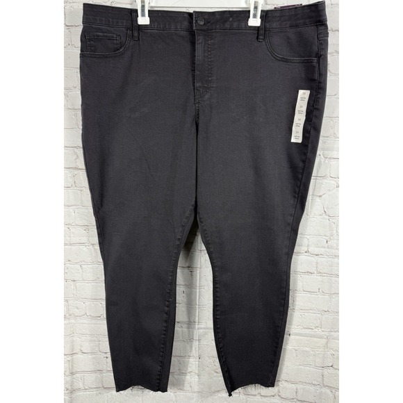 Ava & Viv Pants - Ava & Viv Jeans Women's Size 24 R Mid-Rise Black Skinny Stretch Plus Size